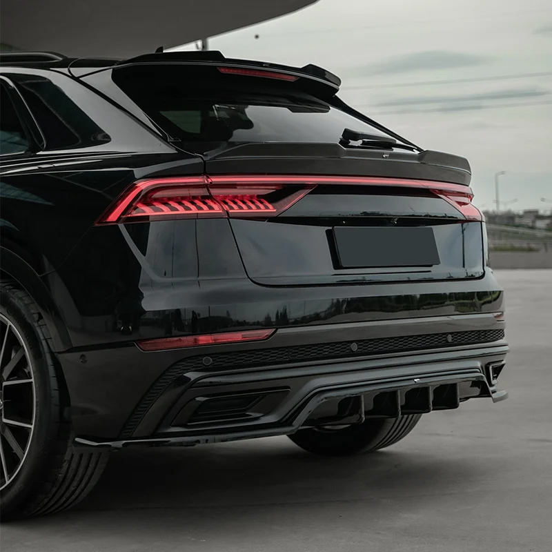 OneWay, Takspoiler, blank svart, passar till Audi Q8 S-Line & SQ8 (2018-)