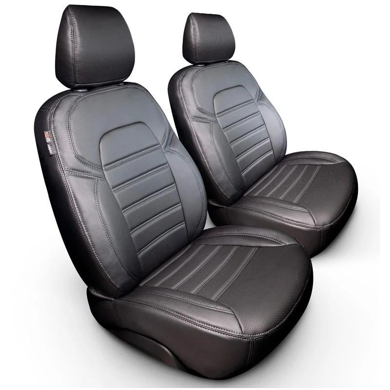 otoM, Sätesöverdrag, Konstläder 'New York Design', 1+1 set, passar till Volkswagen Transporter T7 (2024-)