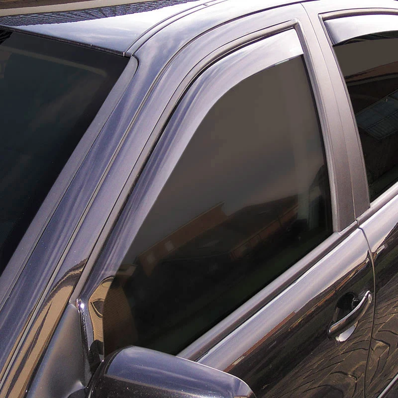 ClimAir, Vindavvisare, Svart/Mörk toning, 2 st., passar till Landrover Discovery V (2017-)
