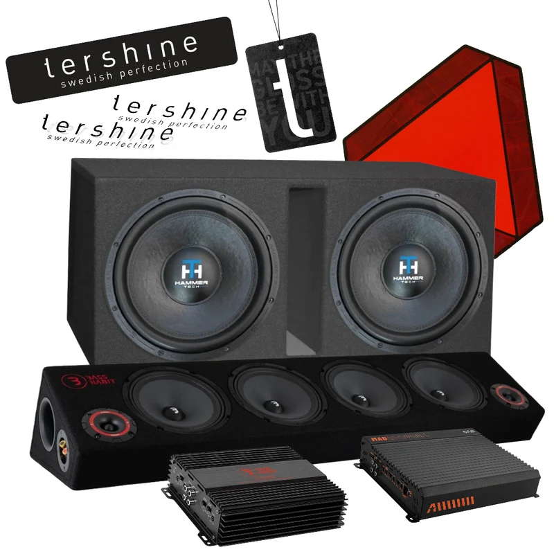 Hammer Tech LCW15V2D4 A-traktor paket med Tershine tillbehör, Grymt raggarkit