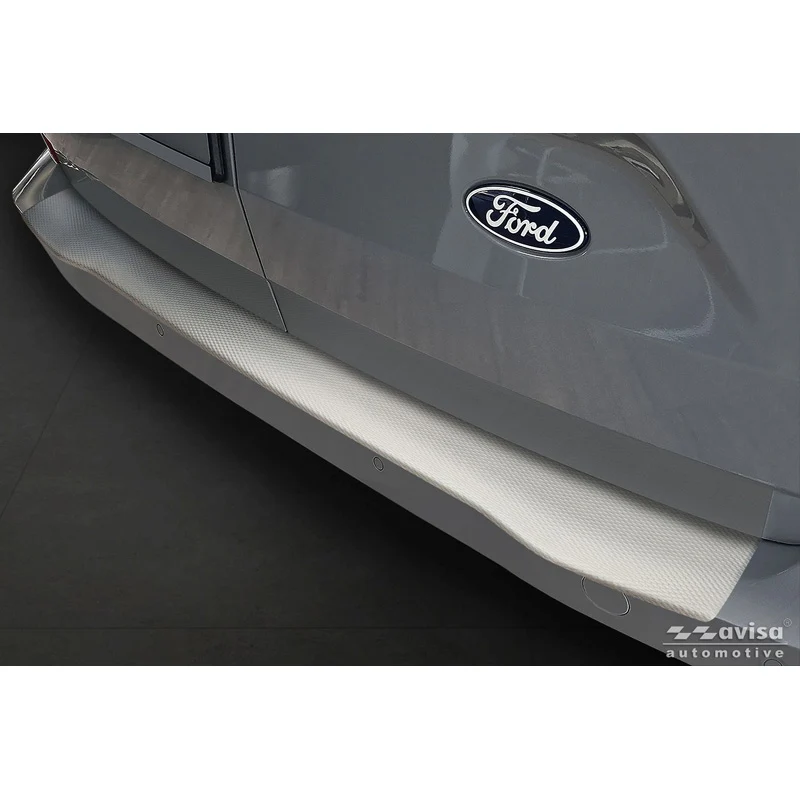 Avisa, Bakre stötfångarskydd, rostfritt stål, passar till Ford Transit Custom II / Tourneo Custom II (2023-) & VW Transporter T7 (2024-) - Silver