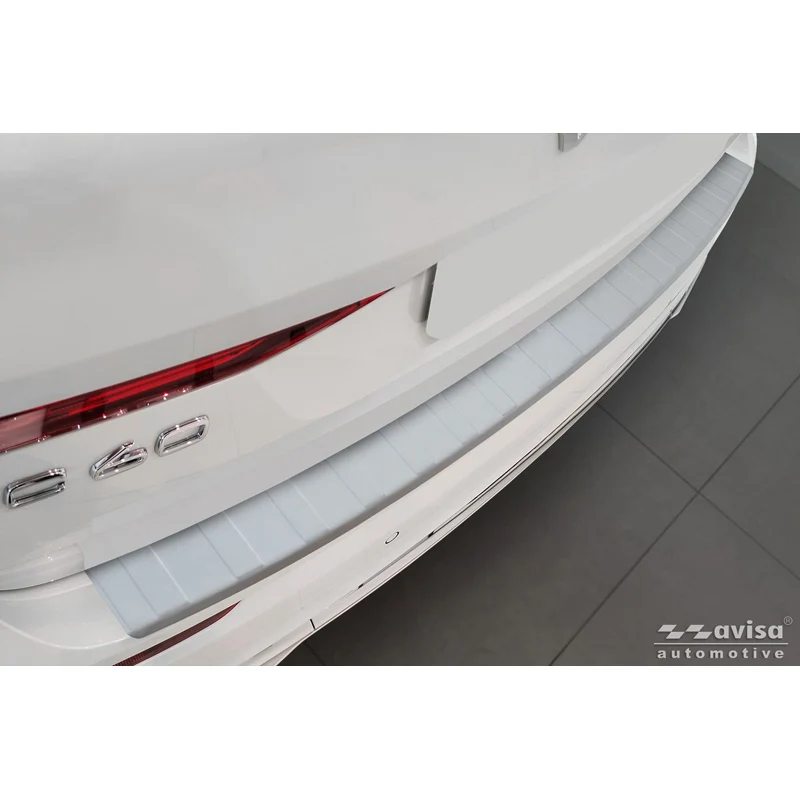 Avisa, Bakre stötfångarskydd, rostfritt stål Soft Silver, passar till Volvo XC60 II (2017-2021) & FL (2021-) inkl. R-Design