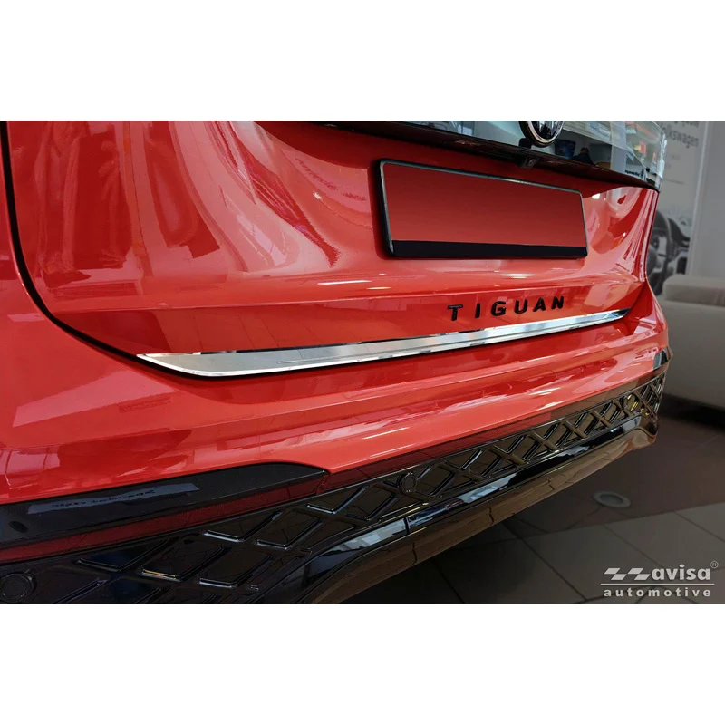 Avisa, Bakre stötfångarskydd, Rostfritt stål, passar till Volkswagen Tiguan III (2024-)