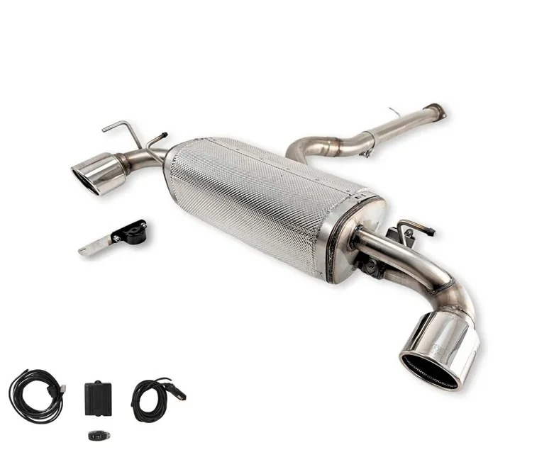 Ulter Sport, Sportavgassystem, Dubbel rostfritt stål 2x100mm RS, passar till Toyota GR Yaris Mk1 (2020-2024)