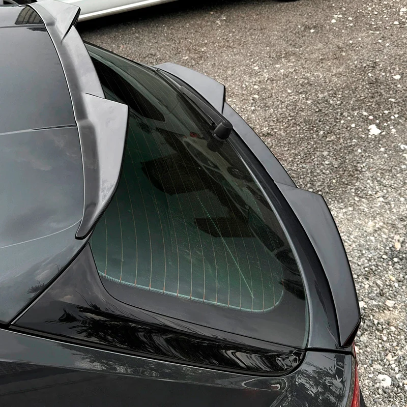 AutoStyle, bakspoiler, blank svart, passar till Audi A4 (B9) Avant Facelift (2019-2024)