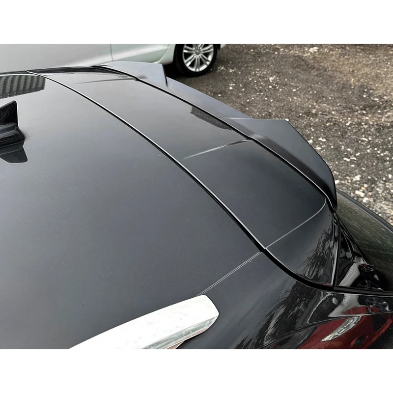 AutoStyle, takspoiler (spoiler cap), blank svart, passar till Audi A4 (B9) Avant S-Line/S4 (2015-2024)