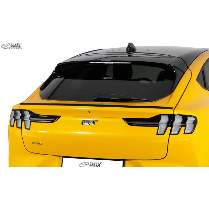 RDX Racedesign bagagerumsspoilerläpp lämplig för Ford Mustang Mach-E 2020- (ABS)