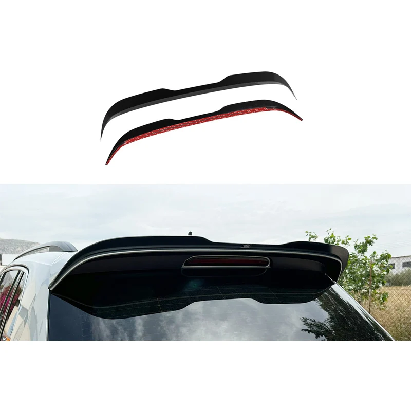Motordrome, Spoilerkåpa, Blank Svart, passar till Volkswagen Tiguan II (AD1) R / R-Line Facelift (2020-2024)
