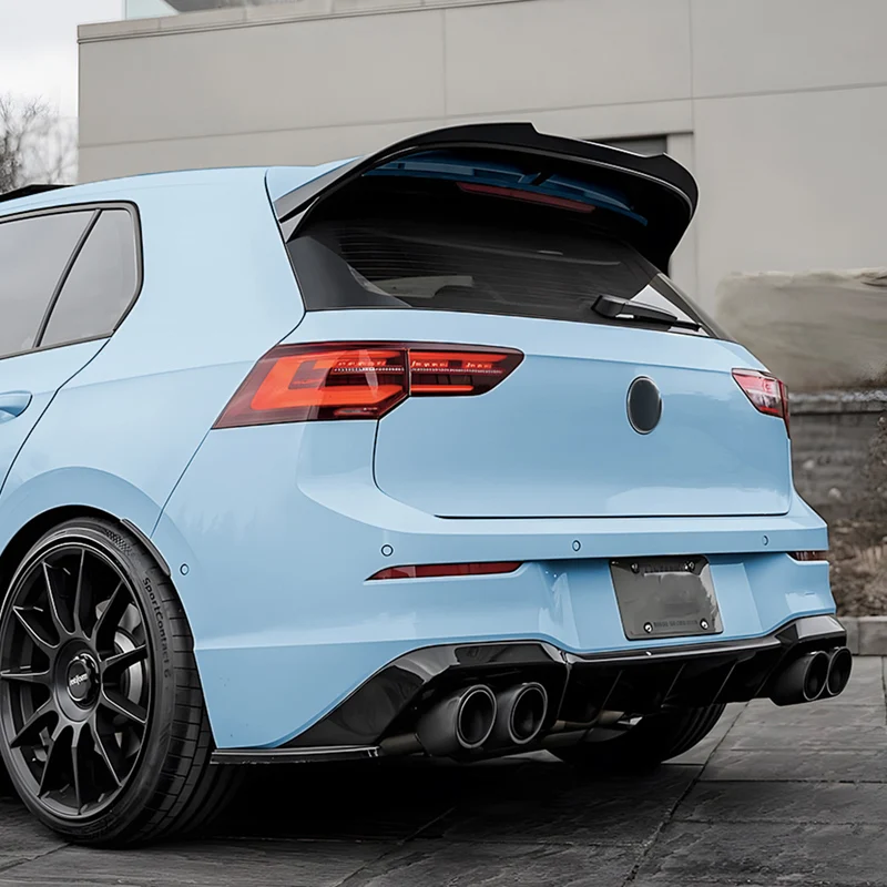 AutoStyle, Takspoiler, Blank Svart, passar till Volkswagen Golf VIII HB 3/5-dörrars Clubsport/GTi R (2020-)