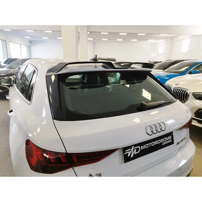 Motordrome, Takspoiler, Polyuretan (PU), passar till Audi A3 (8Y) Sportback S-Line / S3 / RS3 (2020-2024 inkl. Facelift 2024-)