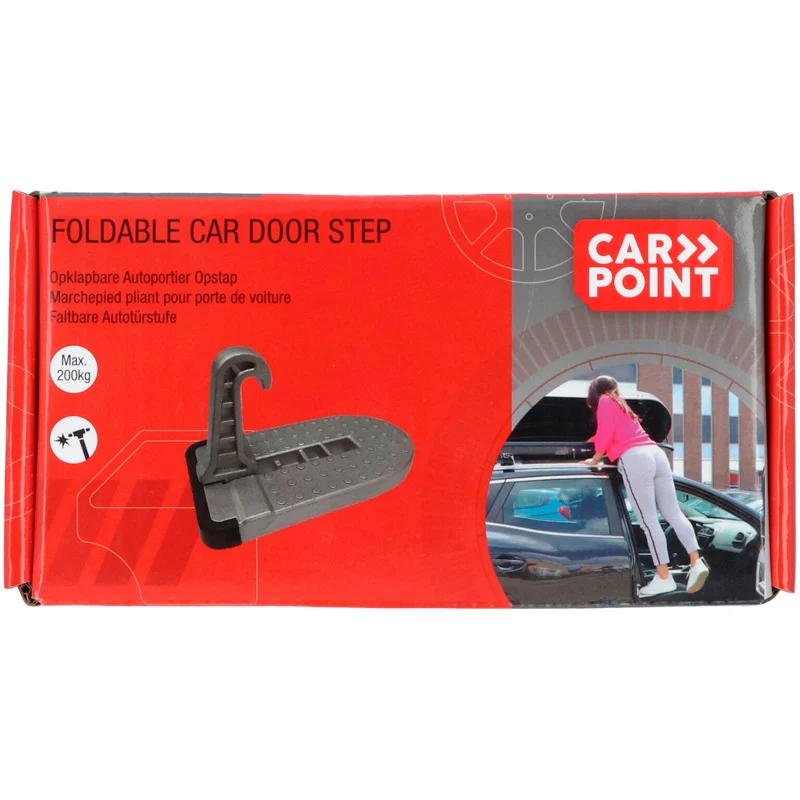 Carpoint, Hopfällbart insteg för bildörr, metall, passar alla bilmodeller (2003-)