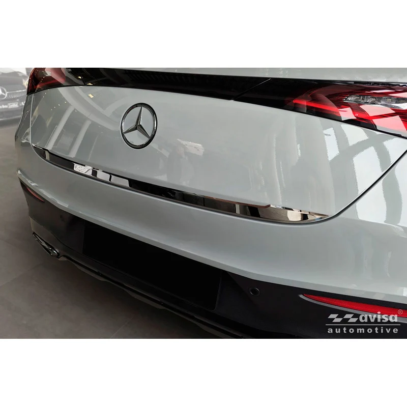 Avisa, Bakre stötfångarskydd, svart rostfritt stål, passar till Mercedes-Benz GLC II (C254) Coupe (2023-)