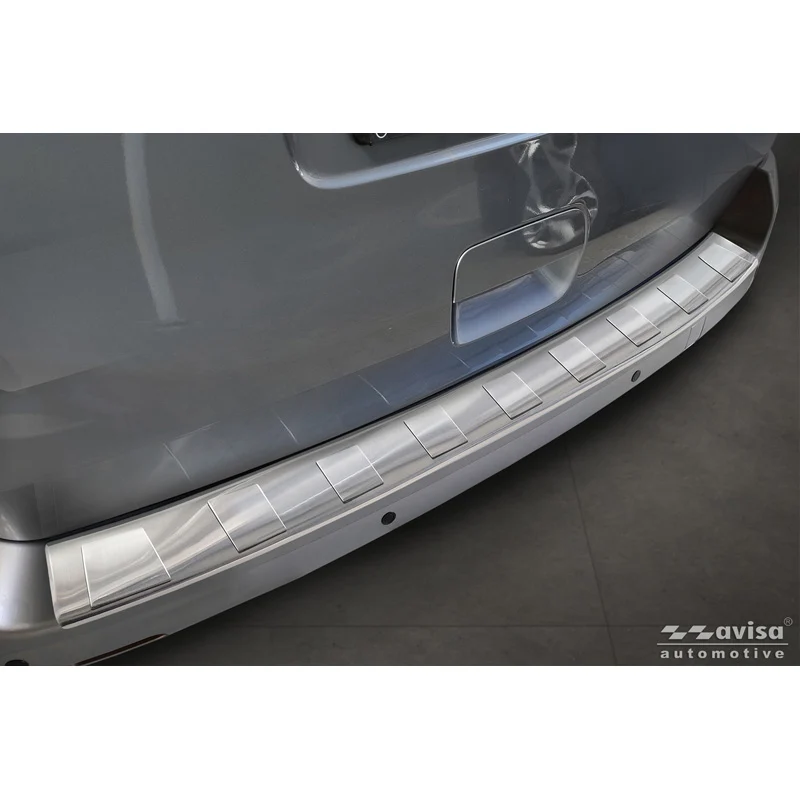 Avisa, Bakre stötfångarskydd, Rostfritt stål, längre version, passar till Citroën Spacetourer & Jumpy (2016-)/Peugeot Traveller & Expert (2016-)/Toyota Proace Verso (2016-)/Opel Vivaro & Zafira Life (2019-)