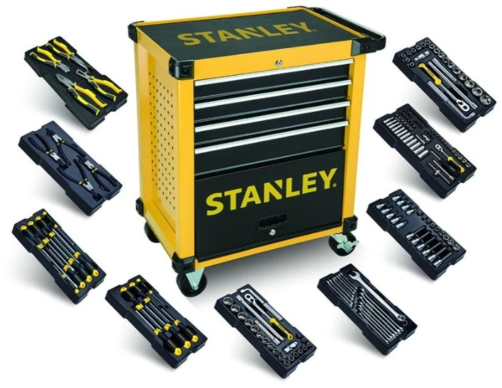 Stanley verktygsvagn STHT0-80442 med domkrakft, Tufft verkstadskit