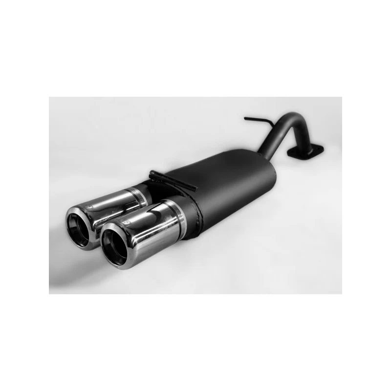 Ulter Sport, Sportavgassystem, 2x 80 mm, Passar till Toyota Yaris I HB 1.0i/1.3i (1999-2005), E-godkänd