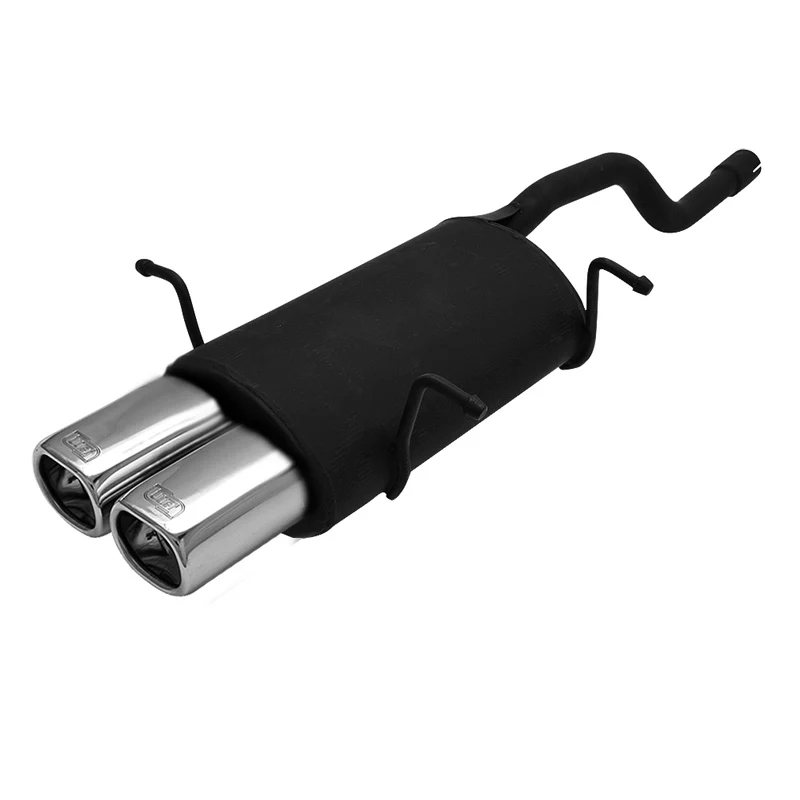 Ulter Sport, Sportavgassystem i rostfritt stål, Passar till Suzuki Swift II HB 1.0i/1.3i (1989-2005), 2x 80x65mm