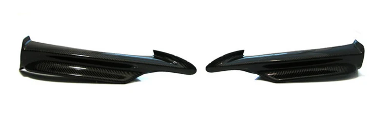 BMW E90/91 Frontspoiler läpp set i äkta kolfiber för M-Technik typ 2 fram spoiler