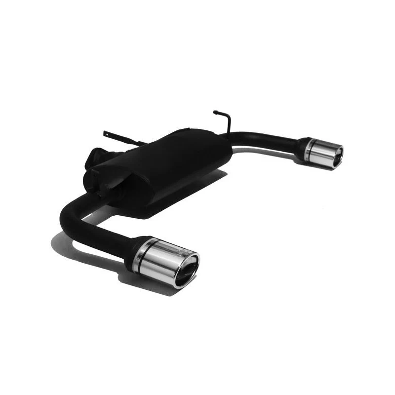 Ulter Sport, Dubbel sportavgassystem, E-Mark godkänt, Passar till Mitsubishi Lancer VIII HB/Sedan 1.5i 80kW/1.8i 105kW (2007-2012), 120x80 mm