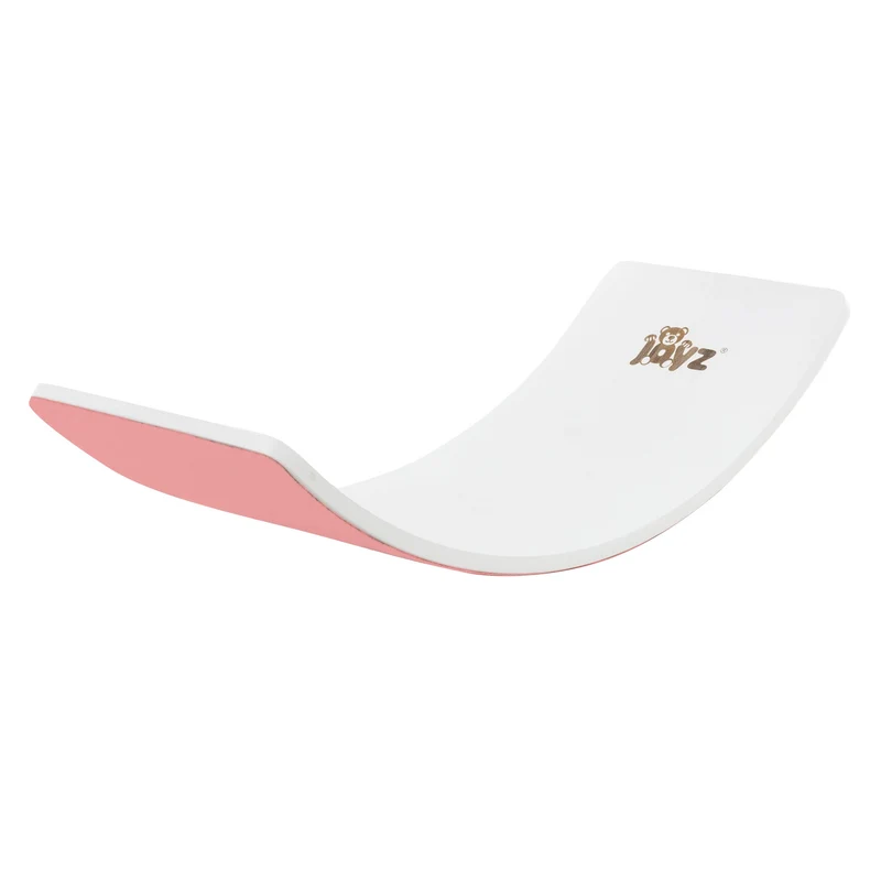 Balance Board für Kinder 83x30 cm Pink/Weiß aus Lindensperrholz bis 100kg Joyz