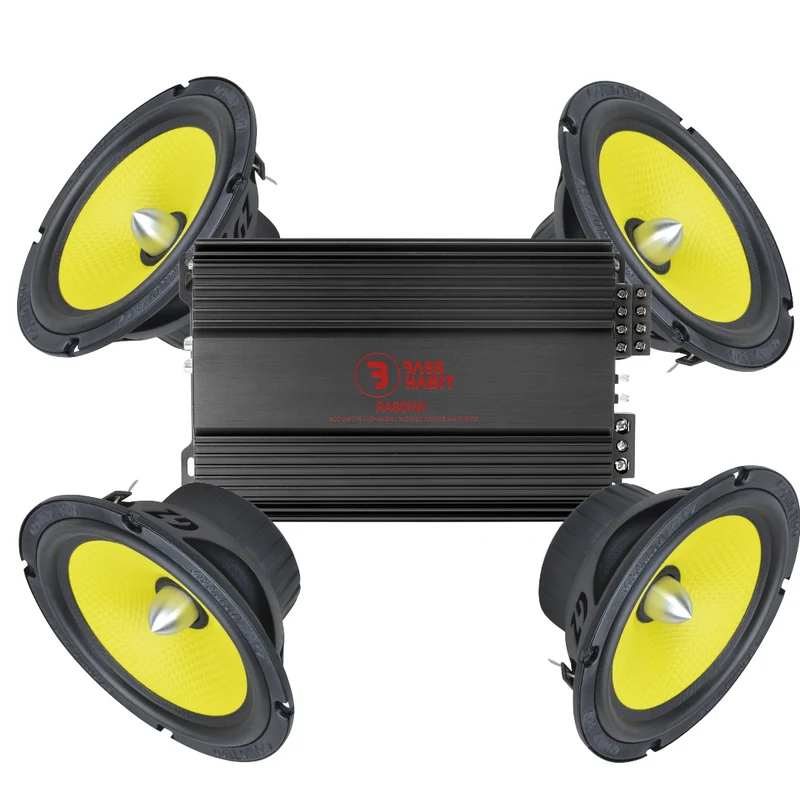 4-Pack Ground Zero GZTK 165 med RA800W