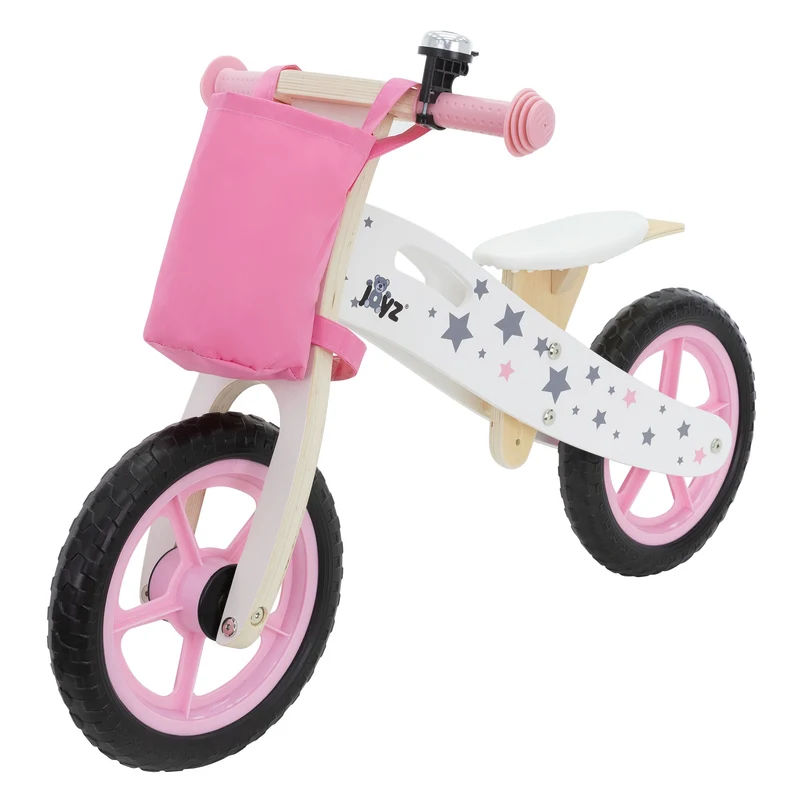 Laufrad für Kinder ab 2 Jahren 85x54 cm Pink aus Holz Joyz