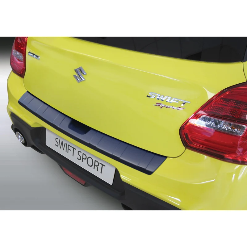 RGM, Bakre stötfångarskydd, slitstark ABS, Svart, räfflad, passar till Suzuki Swift Sport 4/2018-