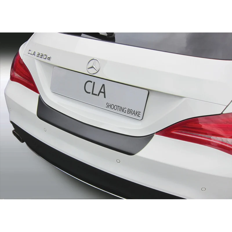 RGM, Bakre stötfångarskydd, ABS, Svart, passar till Mercedes CLA Shooting Brake Sport/250 AMG Line 2015-2018