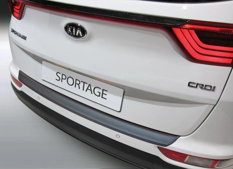 RGM, Bakre stötfångarskydd, ABS, Svart, passar till Kia Sportage IV (2016-2018)