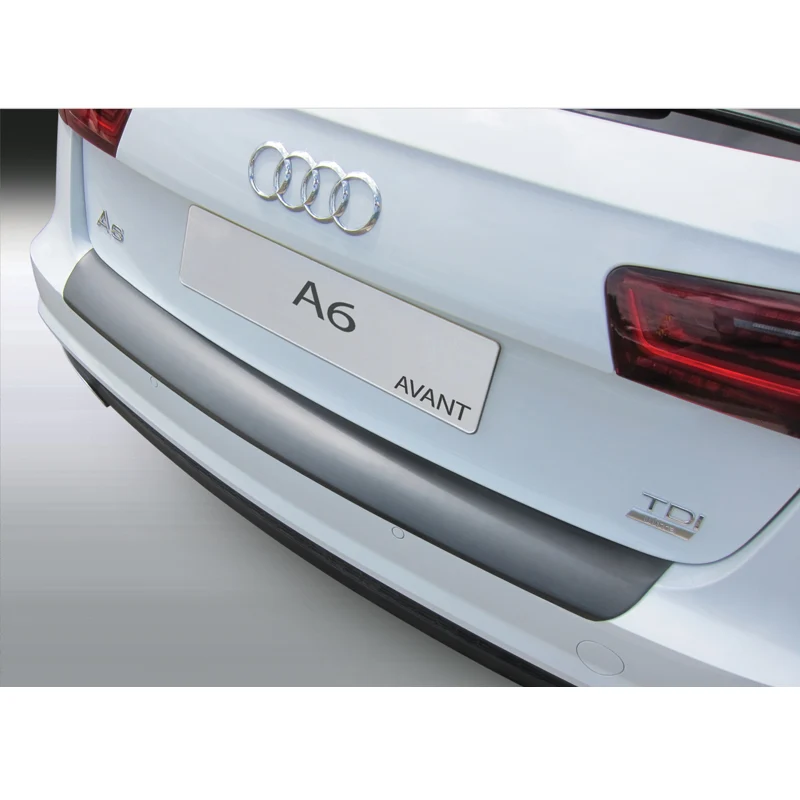RGM, Bakre stötfångarskydd, ABS-plast, passar Audi A6 Avant 9/2014-8/2018 (exkl. Allroad/S6/RS6) Svart