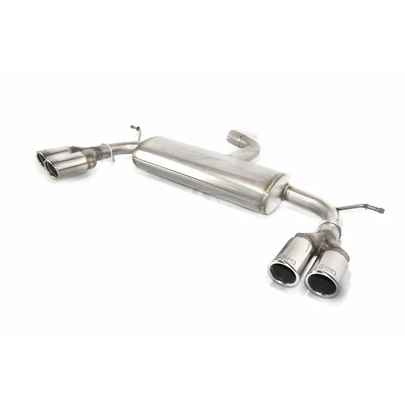Ulter Sport, Dubbel sportavgassystem i rostfritt stål, Passar till Volkswagen Touran 2003-2010, 2x 70mm