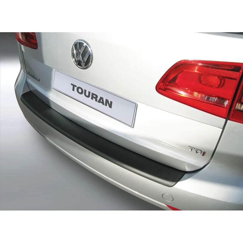 RGM, Bakre stötfångarskydd, ABS, svart, passar till Volkswagen Touran 2010-2015, '3D Formad'