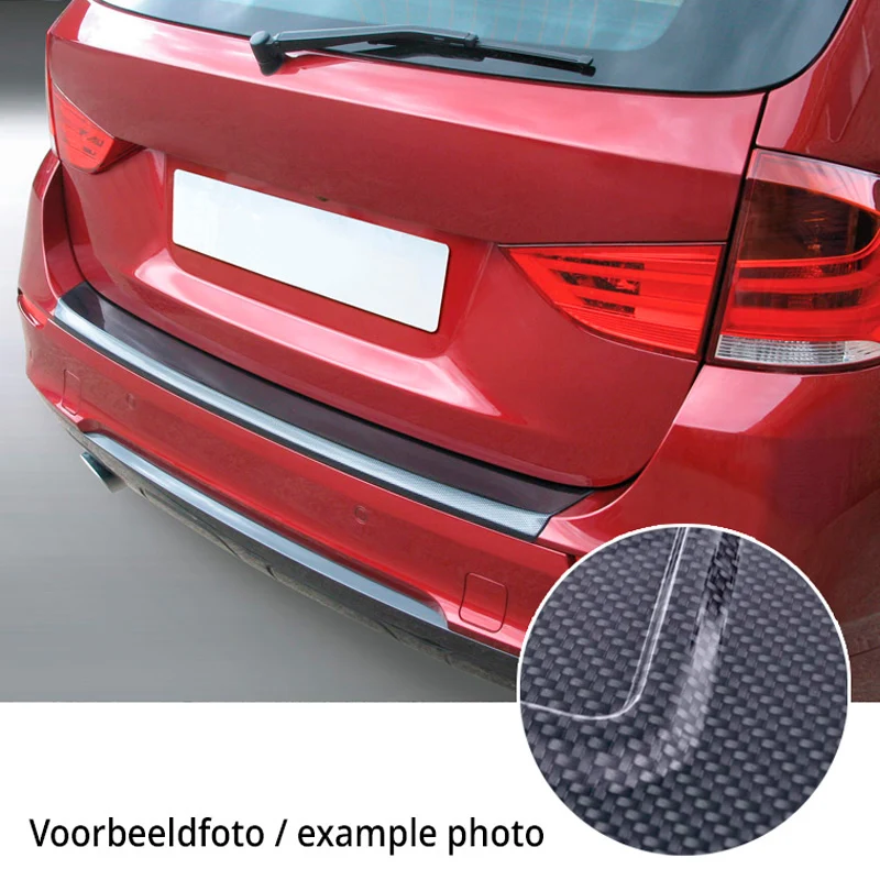 RGM, Bakre stötfångarskydd, ABS, Carbon-look, passar till Fiat 500 Abarth fram till 03/2016