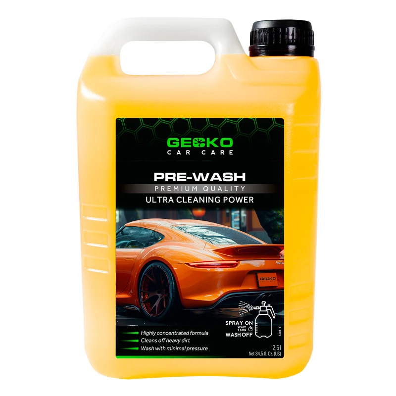 Gecko, Pre-Wash Power Cleaner, alkaliskt rengöringsmedel, 2,5 liter