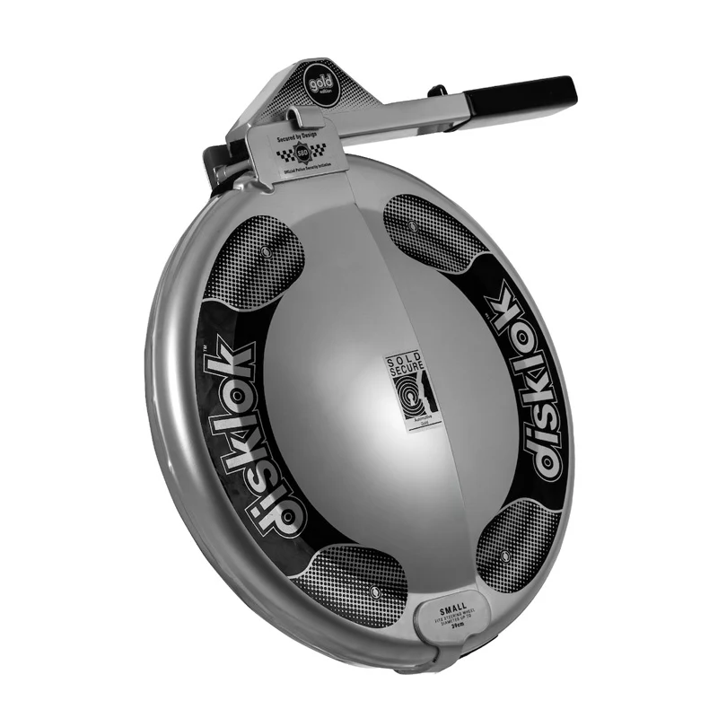 Disklok, Rattlås 'Gold Edition', Liten, 35-39 cm, Silver, SCM MP-03 godkänd