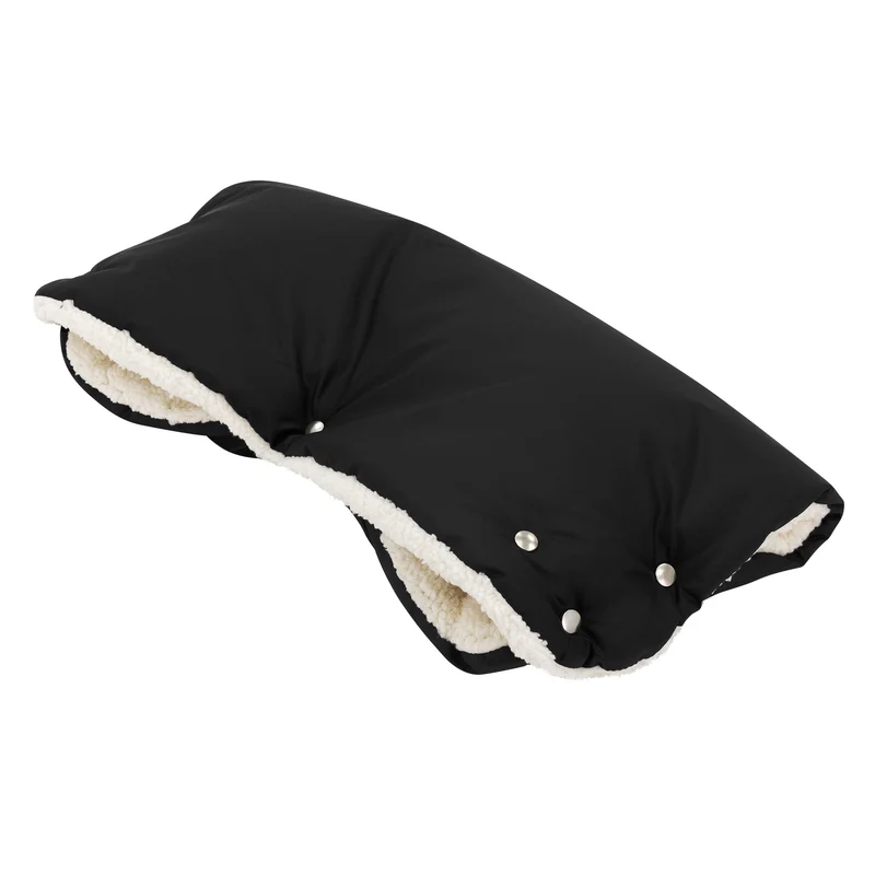 Kinderwagen Handwärmer 45x22x6 cm Schwarz aus Flanell Joyz