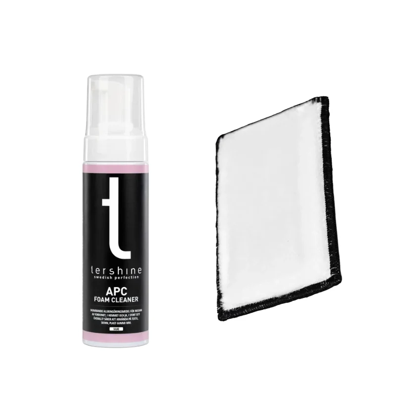 Bilvårdspaket – APC Foam Cleaner Silke 200 ml + Scrub Pad