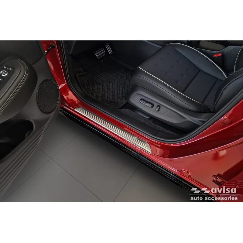 Avisa, Instegsskydd, Rostfritt stål, Passar till Honda ZR-V (RZ4) 2023-, 'Lines' – 4 delar