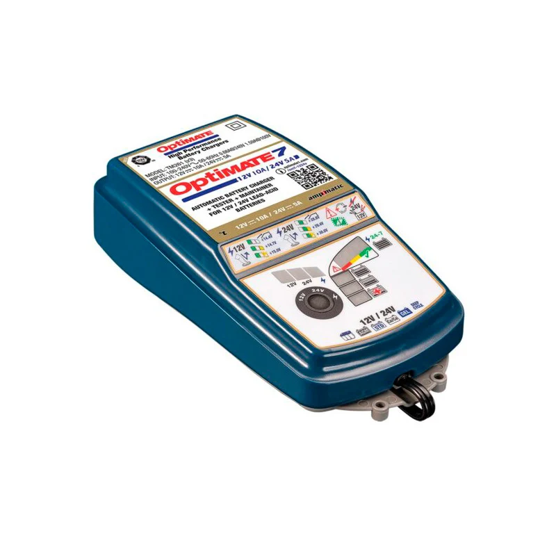 OptiMate, 12V/24V Gold Series Batteriladdare och underhållsladdare, 10A/5A, 6 program