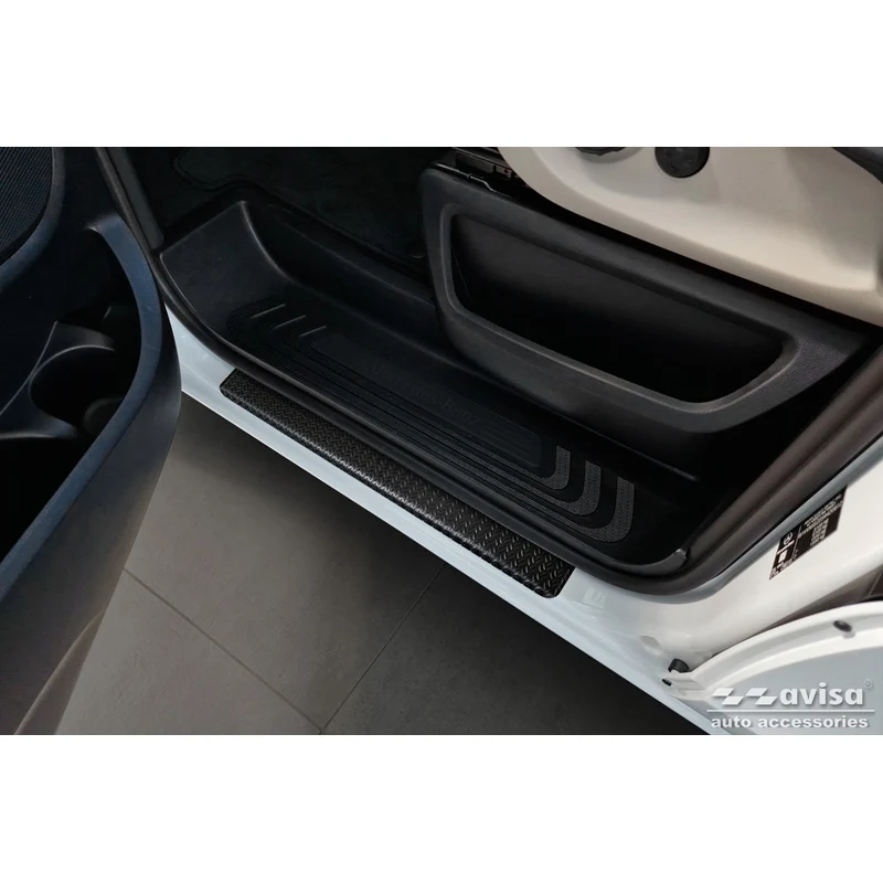 Avisa, Instegsskydd, aluminium, passar till Mercedes Vito III / V-Class (W447) 2014-, 'Räfflad plåt' – 2 delar, svart