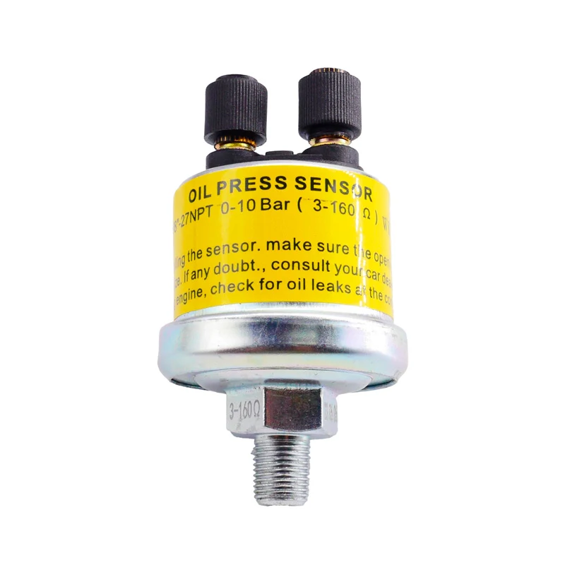 Simoni Racing, Oljesensor 0-10 bar, 3-160 ohm, 1/8 NPT-gänga