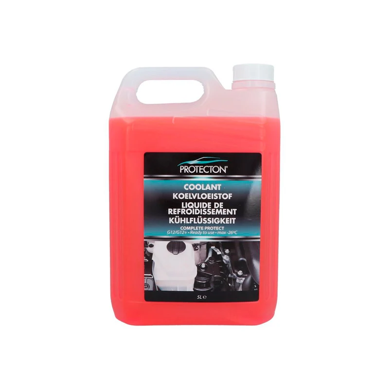 Protecton, Complete Protect kylarvätska, färdigblandad G12/G12+, frostskydd -26°C, 5 liter