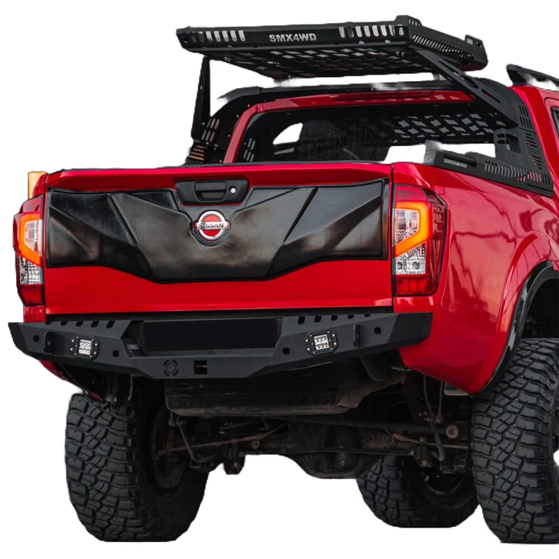 OneWay, Bakluckeskydd, matt svart, passar till Nissan Navara NP300 (D23) 2014-2021, Version 2