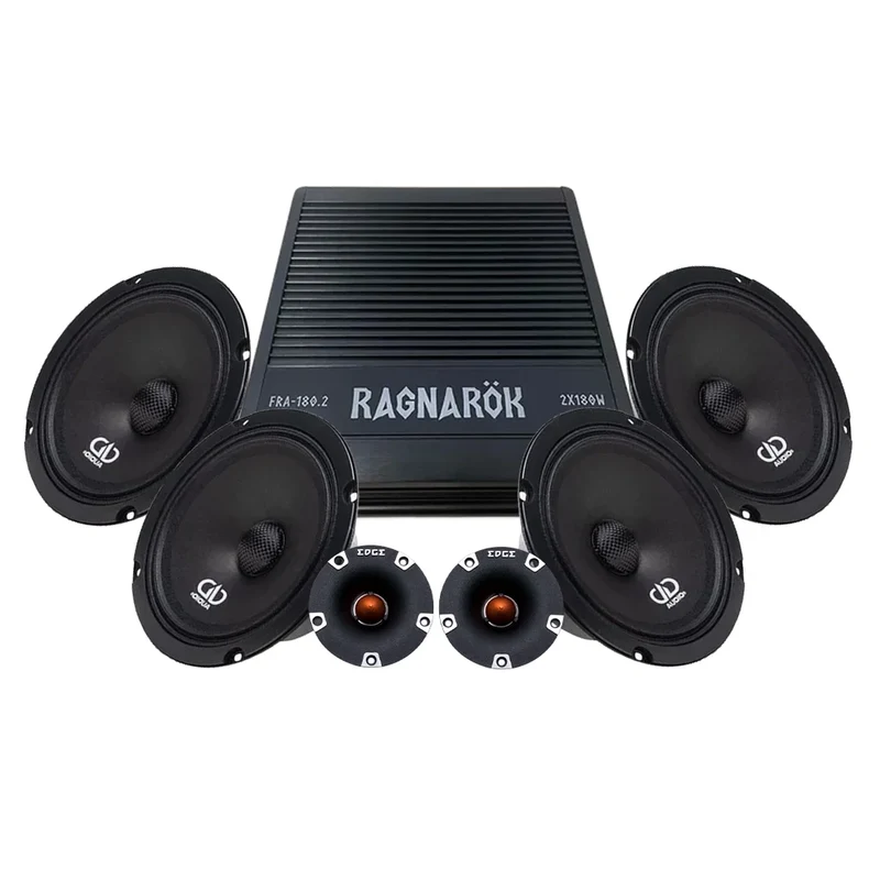 DD Audio VO-M106-S4 4x6.5" Amp kit