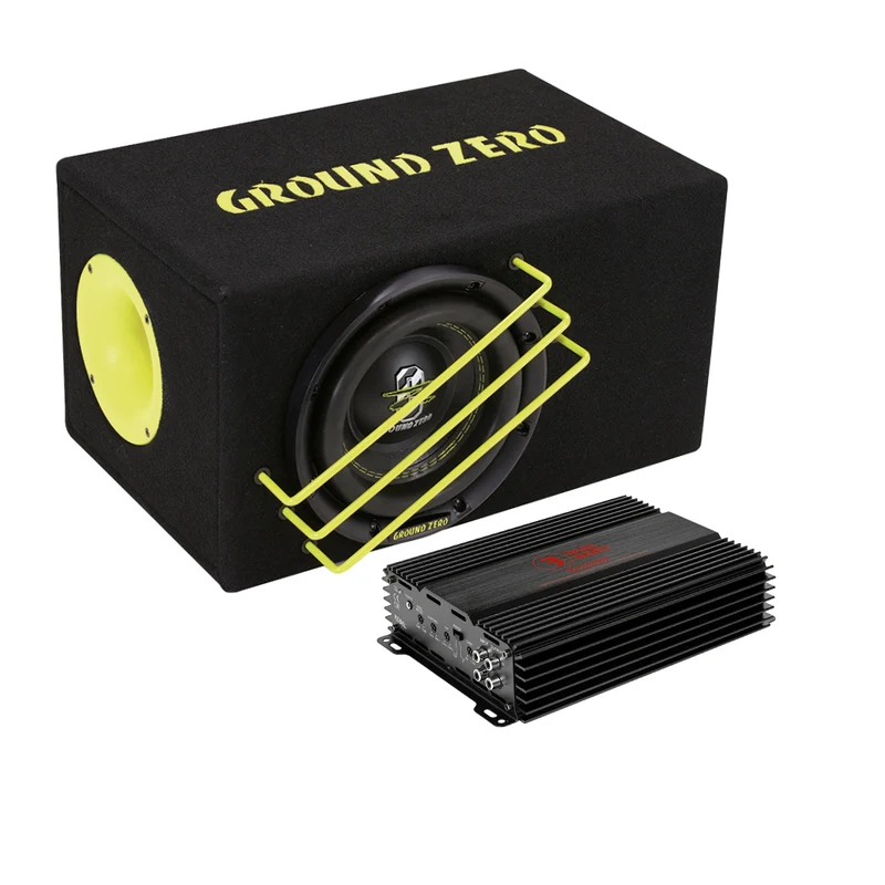 Ground Zero GZRB 20SPL med Rebel RA2000W, Fett baspaket