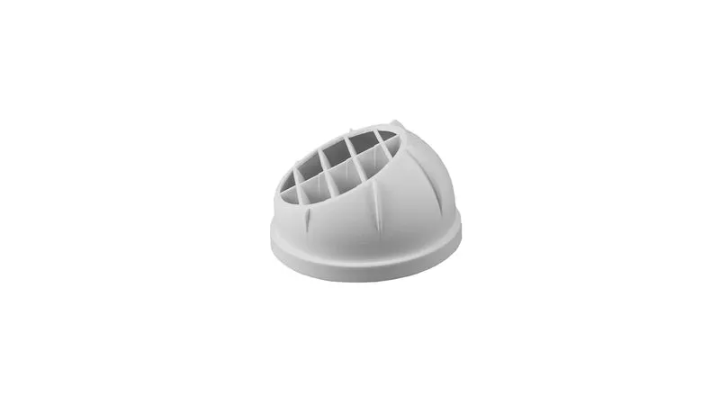 Semicircular air grille