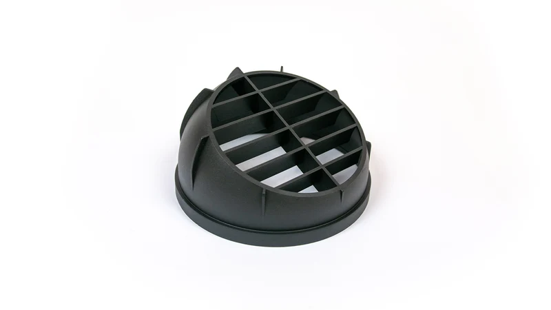 Semicircular air grille