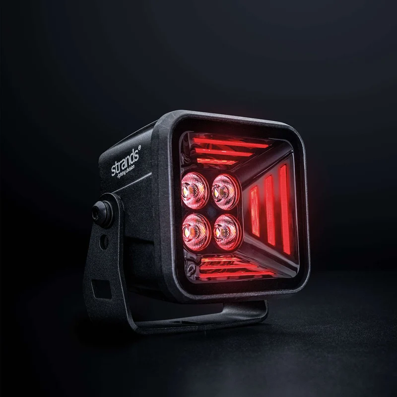 DARK KNIGHT FORTEX ARBETSLJUS 38 W RÖTT