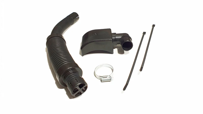 Air intake pipe with silencer