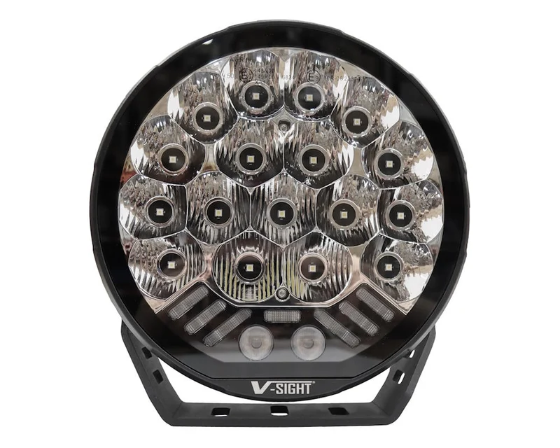 V-Sight ROADKING 9″ LED-Extraljus med blixtljus och positionsljus