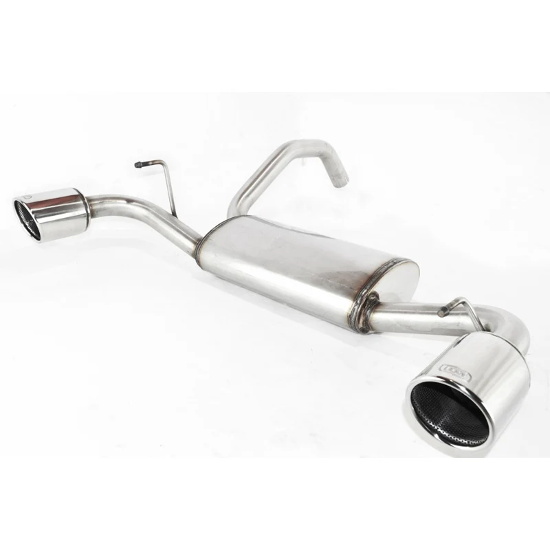 Ulter Sport, Dubbelt sportavgassystem, rostfritt stål, passar Fiat 500 Abarth 1.4i T 99kW 2008- 90mm